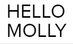  Hello Molly